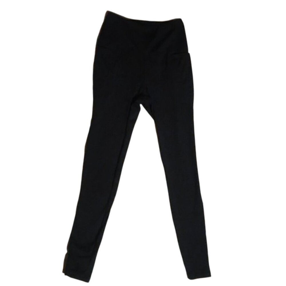 SKECHERS, LEGGINGS, COLOR: BLACK, SIZE: XS